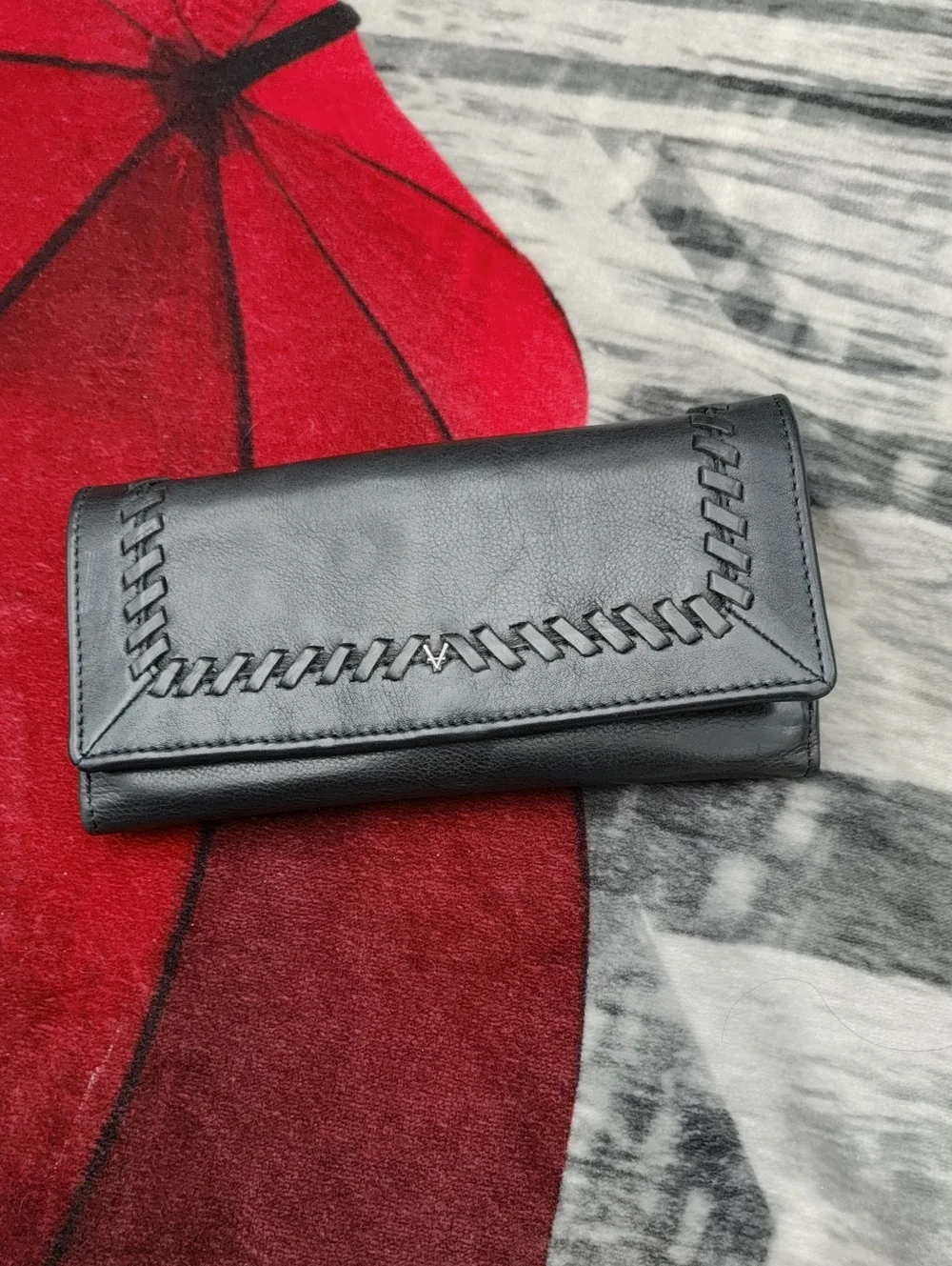 Vilenca Black Leather Wallet